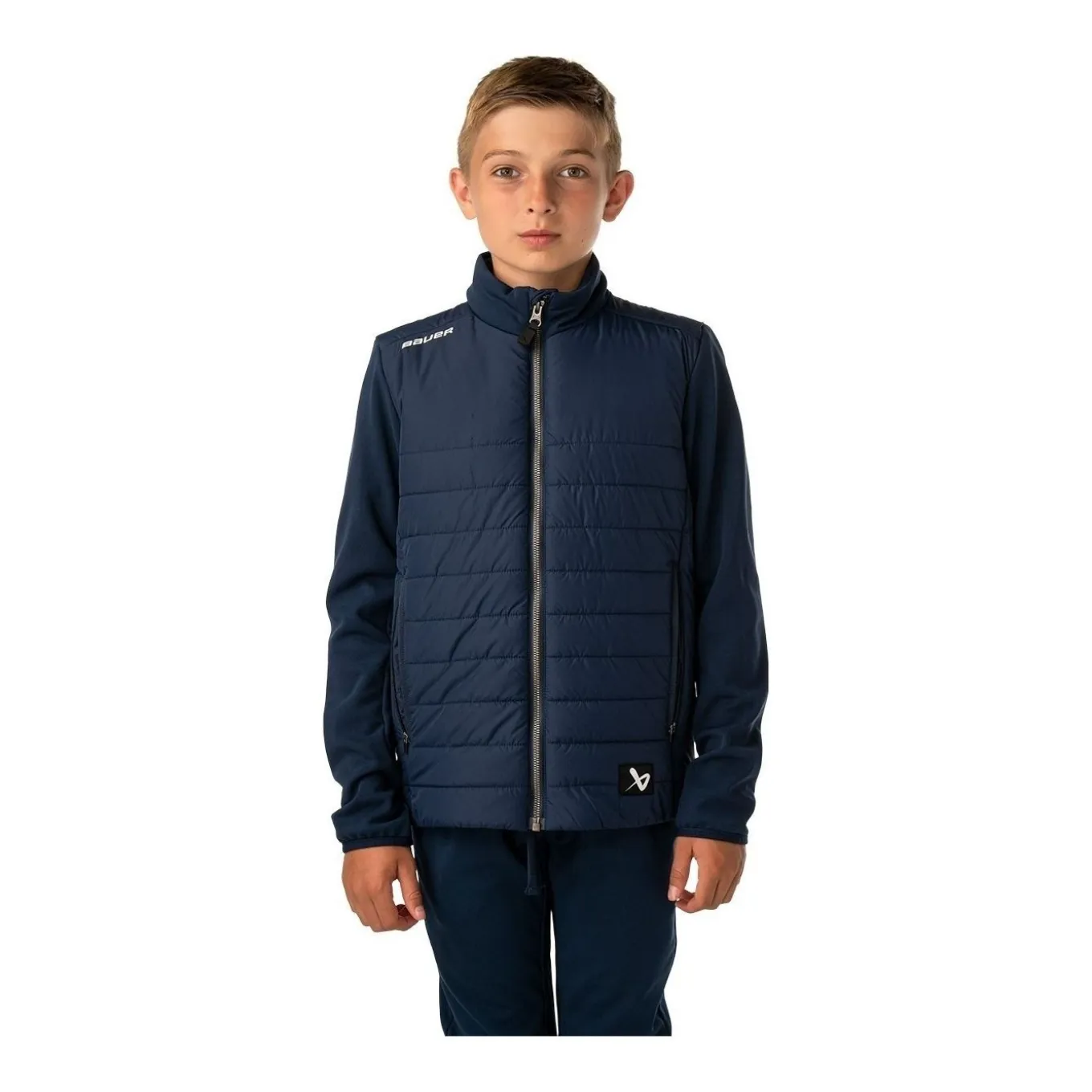 Bauer Jacka Team Hybrid Yth Navy