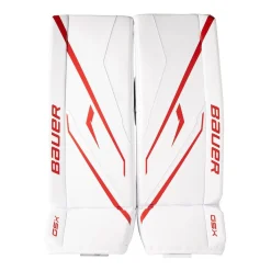 Bauer Målvaktsbenskydd GSX Jr White/Red