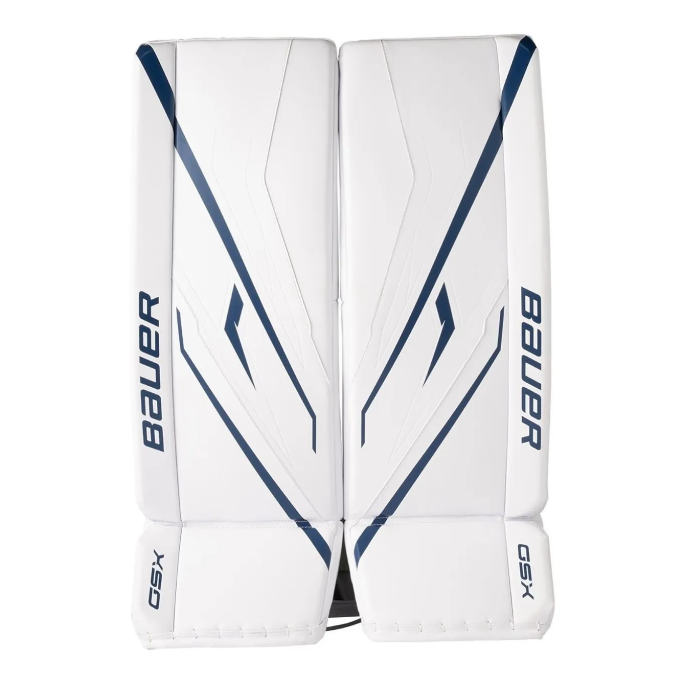 Bauer Målvaktsbenskydd GSX Sr White/Blue