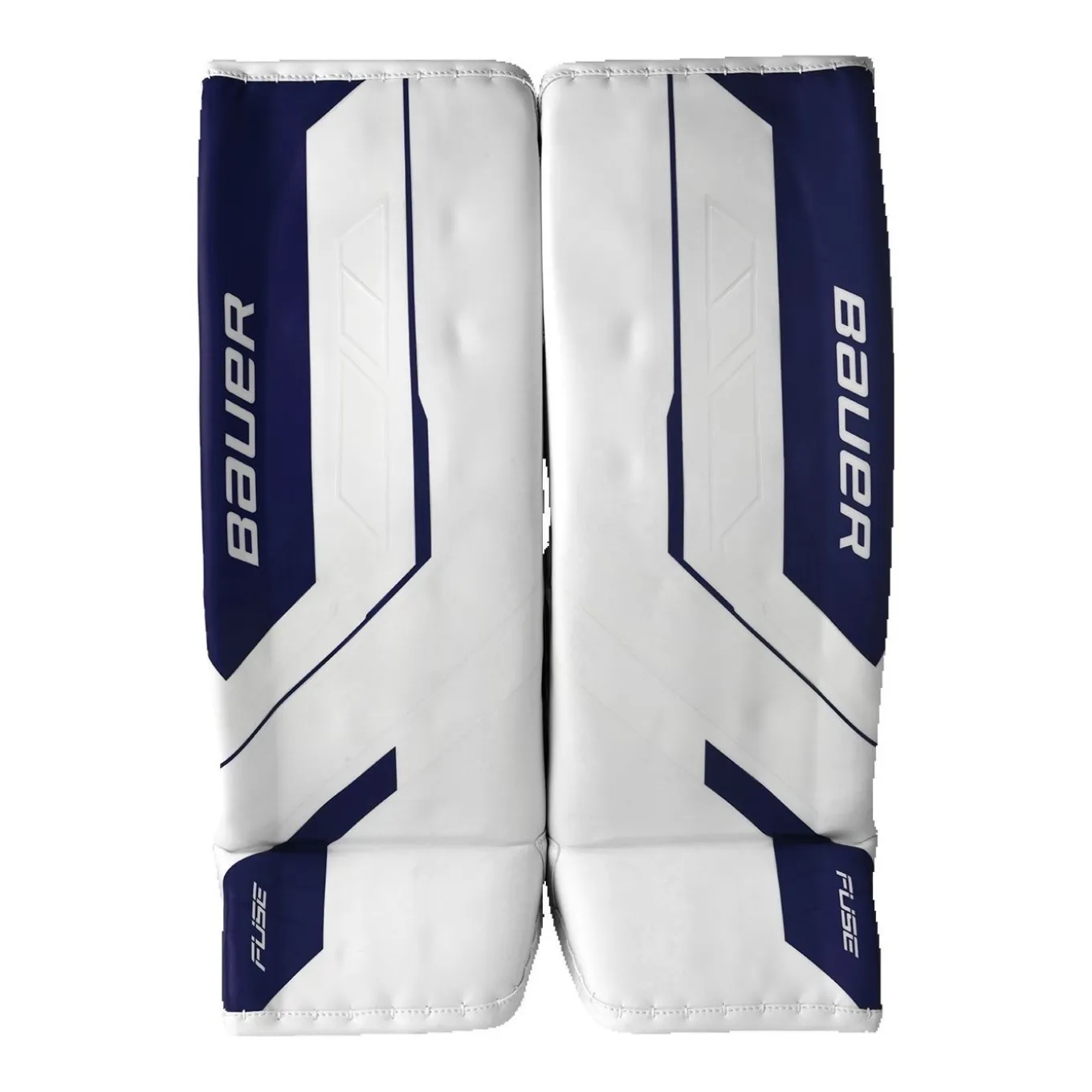 Bauer Målvaktsbenskydd Supreme Fuse Sr White/Navy