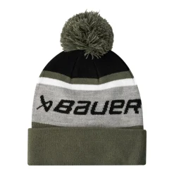 Bauer Mössa Intarsia Knit Pom Sr Grey/Green