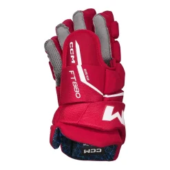 CCM Hockeyhandskar Jetspeed FT880 Jr Red/White