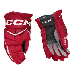 CCM Hockeyhandskar Jetspeed FT8 Jr Red/White