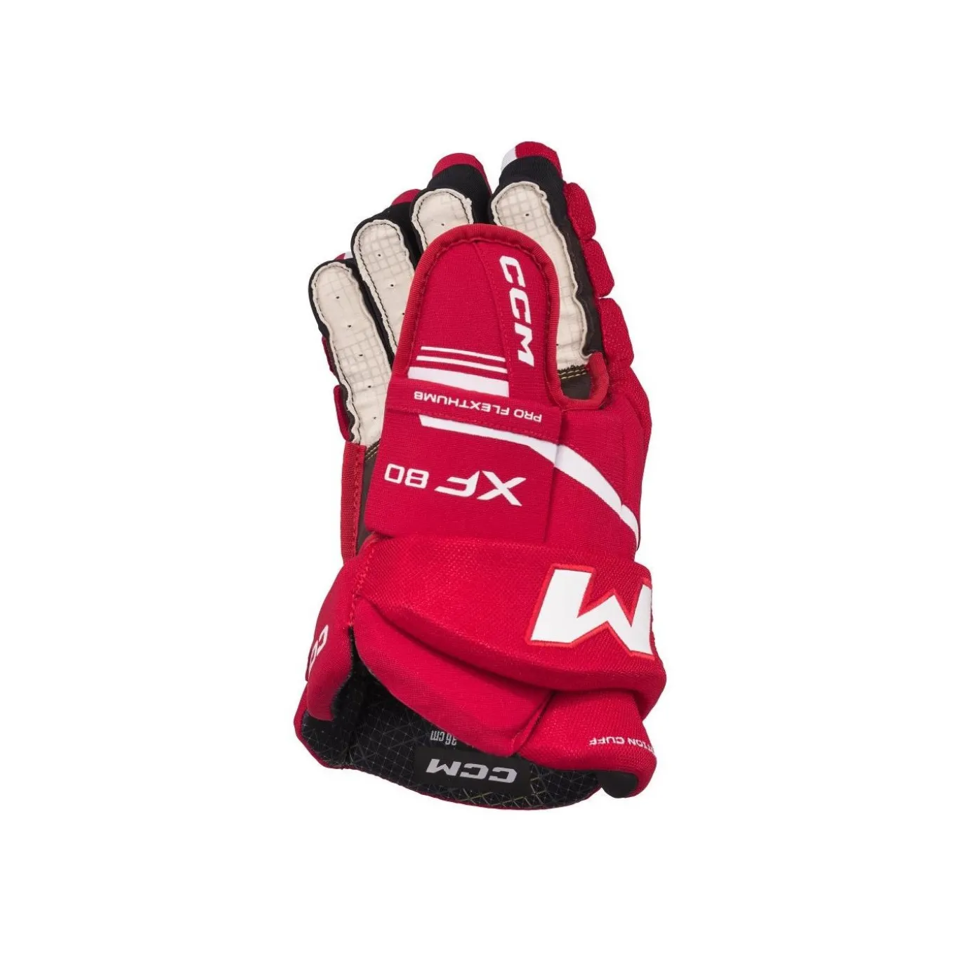 CCM Hockeyhandskar Tacks XF 80 Jr Red/White