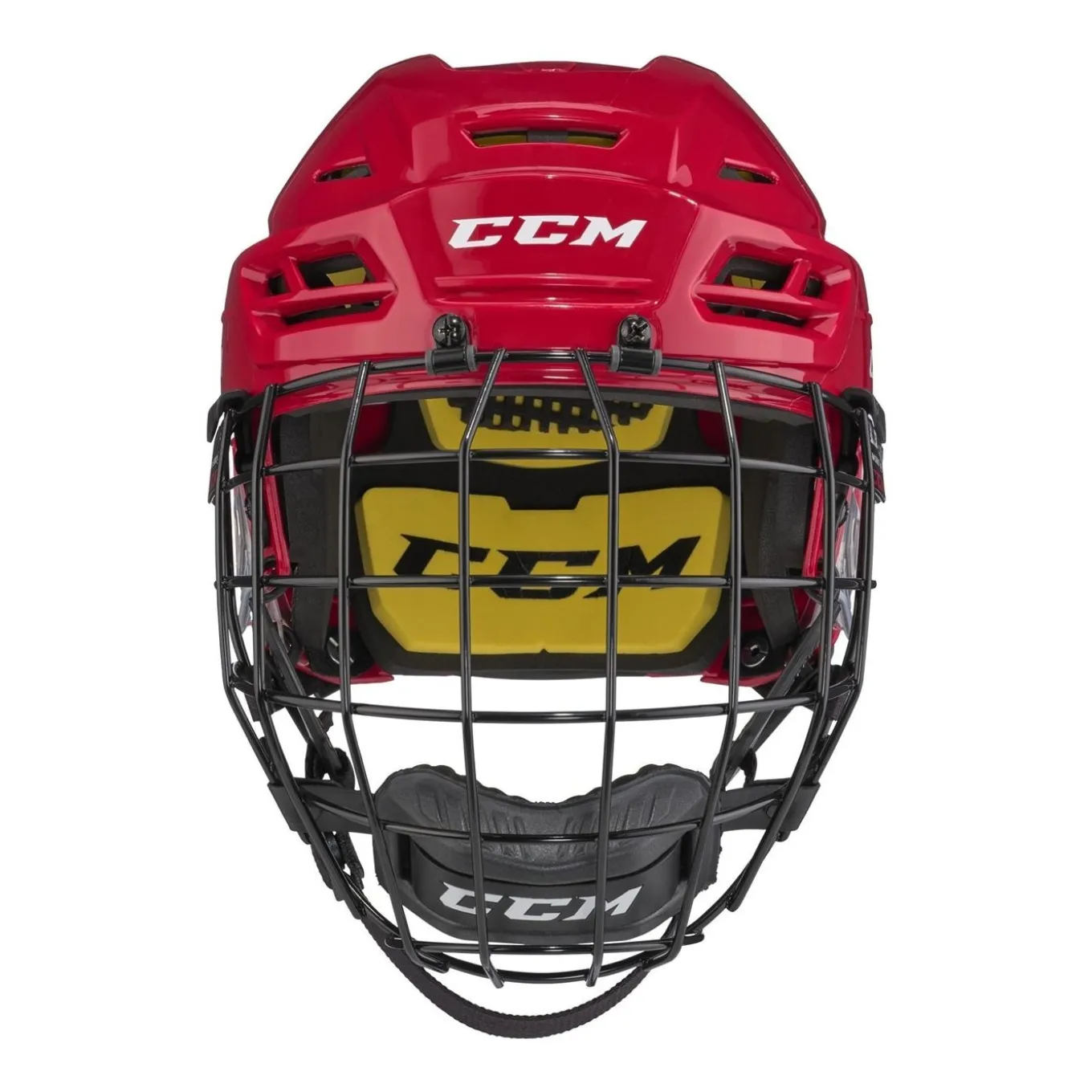 CCM Hockeyhjälm Tacks 210 Combo Röd