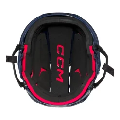 CCM Hockeyhjälm Tacks 70 Combo Yth Navy