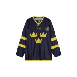 CCM Matchtröja Replica Team Sweden Jr Navy