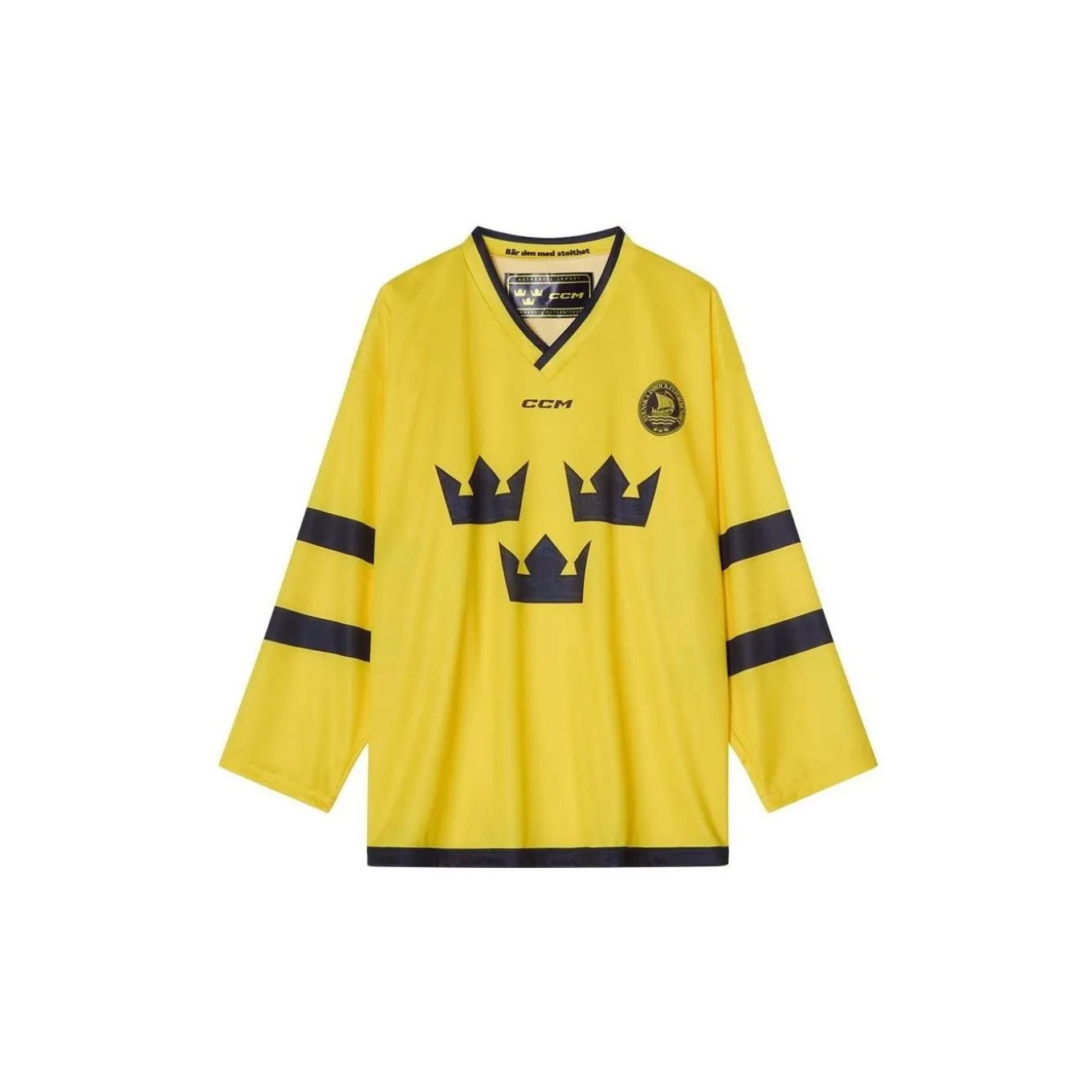CCM Matchtröja Replica Team Sweden Sr Yellow