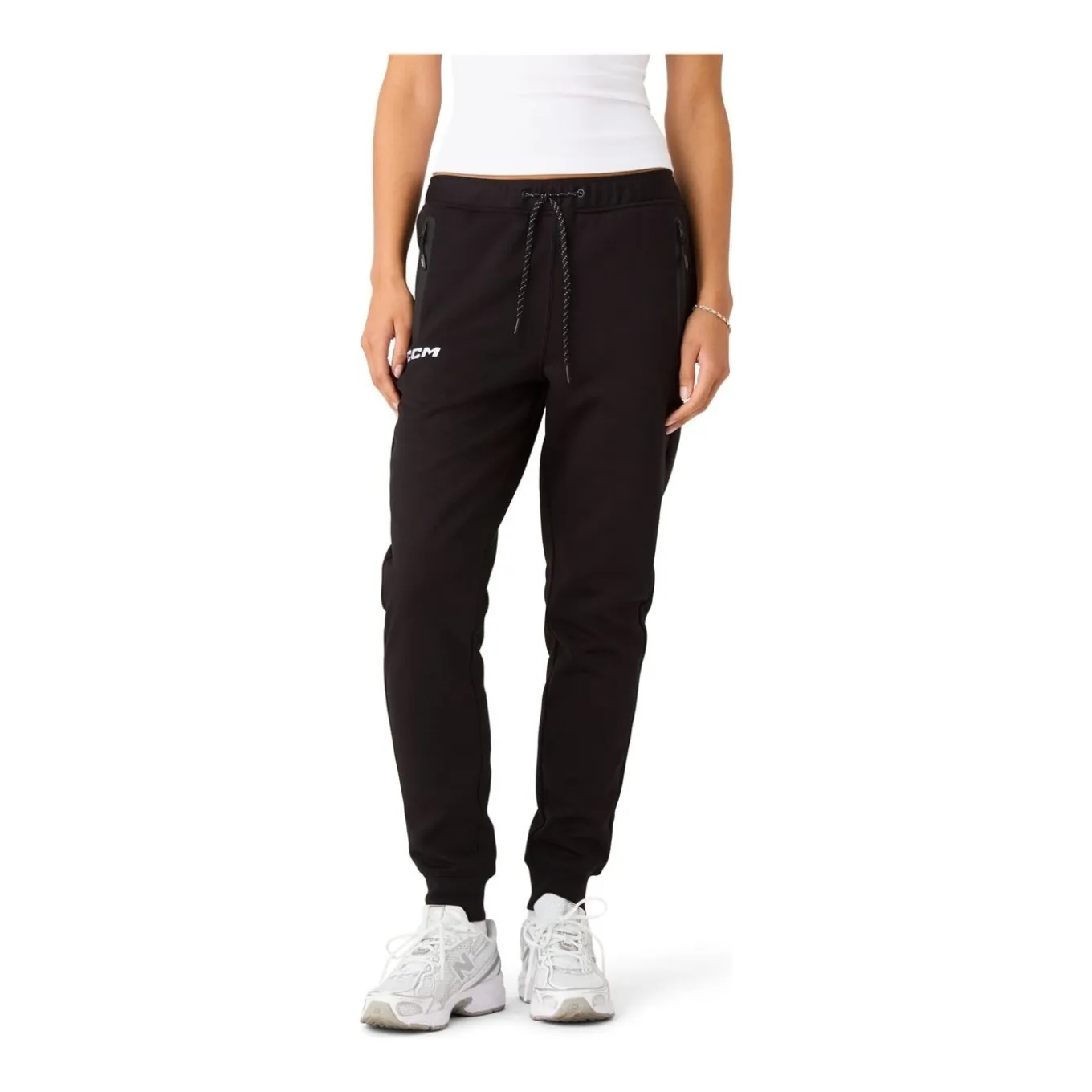 CCM Mjukisbyxor Locker Room Cuffed Womens Sr Black