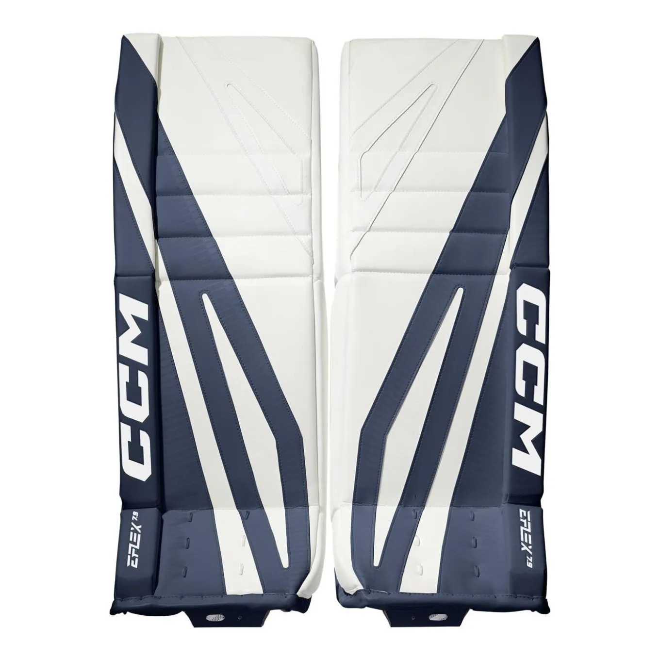 CCM Målvaktsbenskydd EFLEX 7.9 Sr White/Navy