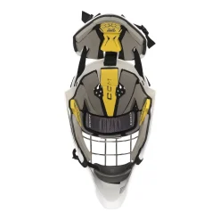 CCM Målvaktsmask Axis F5 Certified Cat-Eye Dekal Sr White/Black
