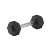 Master Fitness Hantlar Hex Gummi / Krom