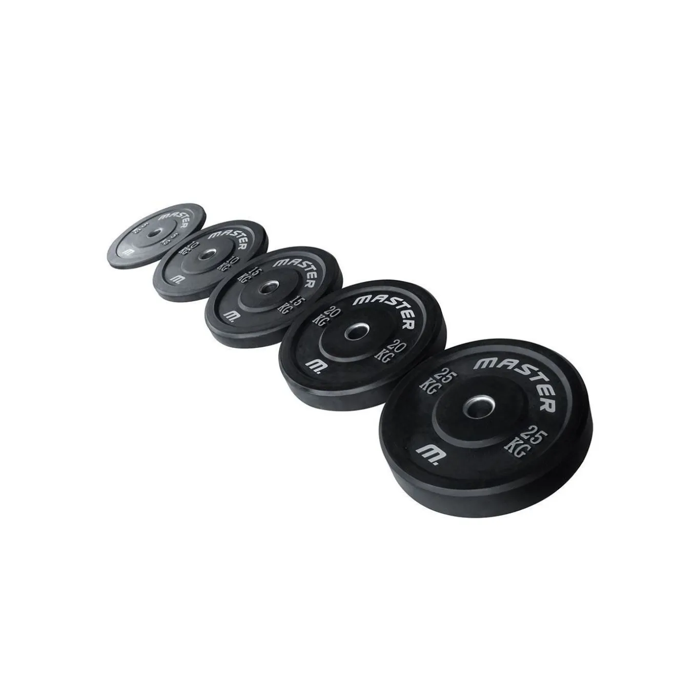 Master Fitness Viktskiva Bumper Viktpaket Bumper 120 Kg