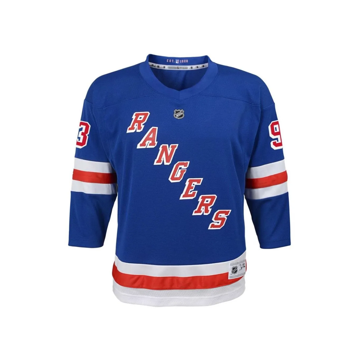 Outerstuff Matchtröja Name & Number Replica Jr Mika Zibanejad