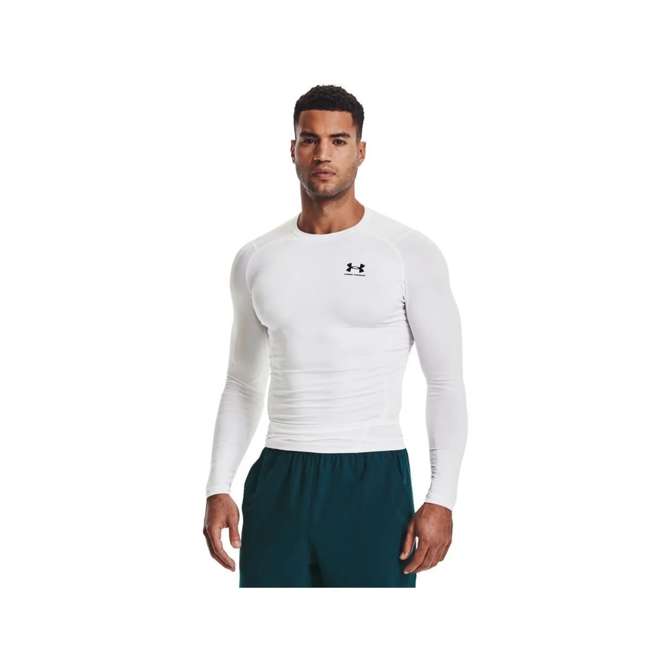Under Armour Tröja HG Comp LS White