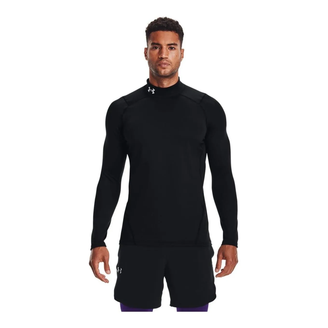 Under Armour Tröja Mock ColdGear Fitted Black